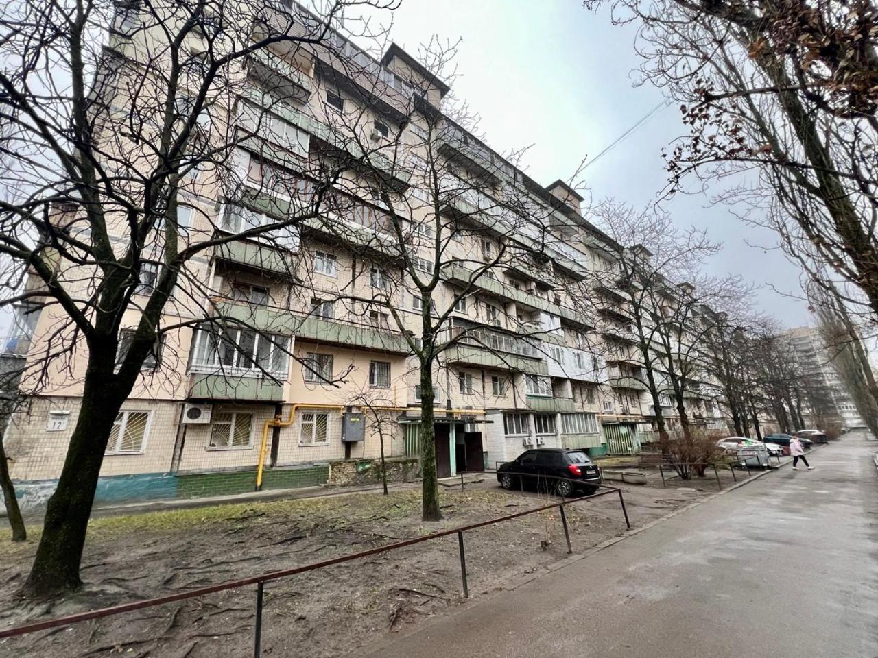 Квартира Эконом-Класса Возле Метро Левобережная Kijev Kültér fotó